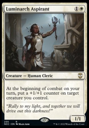 (205) Magic The Gathering Commander: Streets of New Capenna Single: Luminarch Aspirant  Rare