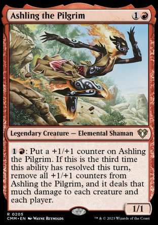 (205) Magic The Gathering Commander Masters Single: Ashling the Pilgrim Holo Rare
