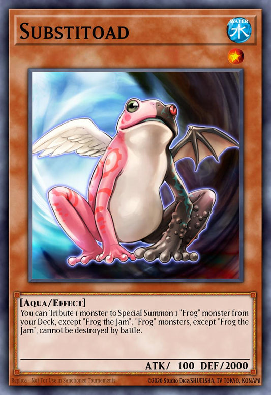(197) YuGiOh TCG RA03: Quarter Century Bonanza Single: Substitoad (V.2 - Quarter Century Secret Rare)  Quarter Century Secret Rare