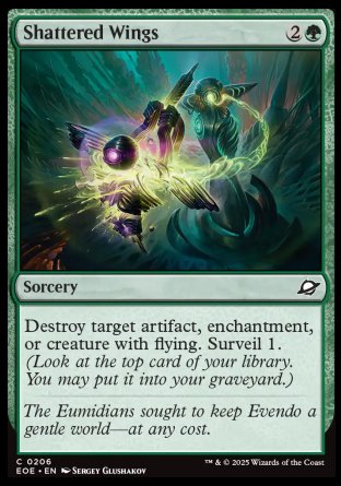 (206) Magic The Gathering Edge of Eternities Single: Shattered Wings Holo Common