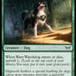 (206) Magic The Gathering Duskmourn: House of Horror Single: Wary Watchdog Holo Common