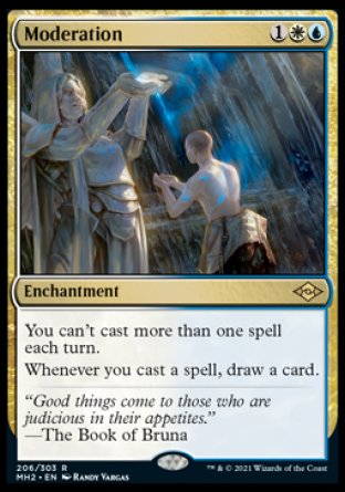 (206) Magic The Gathering Modern Horizons 2 Single: Moderation Holo Rare