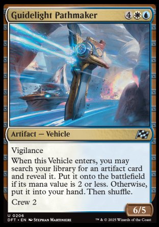 (206) Magic The Gathering Aetherdrift Single: Guidelight Pathmaker  Uncommon