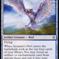 (206/269) Magic The Gathering Throne of Eldraine Single: Arcanist's Owl Holo Uncommon