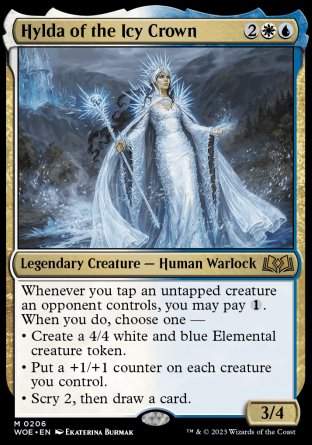 (206) Magic The Gathering Wilds of Eldraine Single: Hylda of the Icy Crown  Mythic