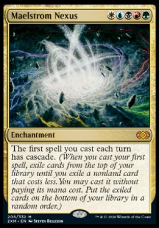 (206/332) Magic The Gathering Double Masters Single: Maelstrom Nexus  Mythic