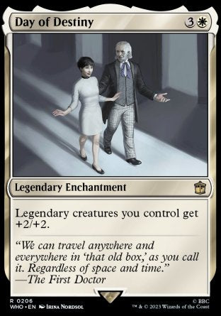 (206) Magic The Gathering Universes Beyond: Doctor Who Single: Day of Destiny Holo Rare