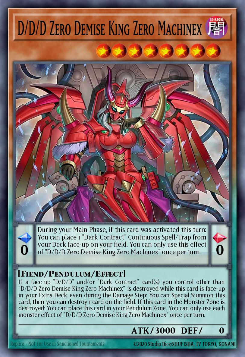 (003) YuGiOh TCG DOOD: Doom of Dimensions Single: D/D/D Zero Doom Queen Machinex (V.2 - Starlight Rare)  Starlight Rare