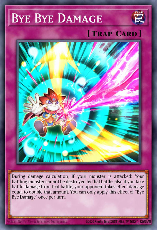 (202) YuGiOh TCG MP20: 2020 Tin of Lost Memories Mega Pack Single: Bye Bye Damage  Super Rare
