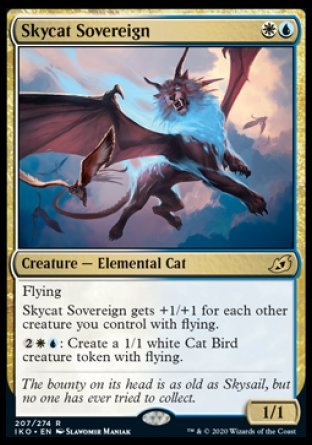 (207) Magic The Gathering Ikoria: Lair of Behemoths: Promos Single: Skycat Sovereign (V.2) Holo Rare