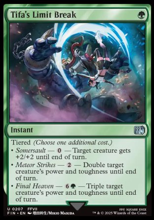 (207) Magic The Gathering Magic: The Gathering - FINAL FANTASY Single: Tifa's Limit Break  Uncommon