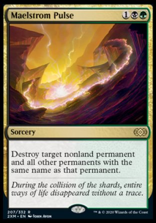 (207/332) Magic The Gathering Double Masters Single: Maelstrom Pulse Holo Rare