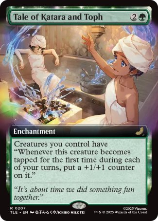 (207) Magic The Gathering Magic: The Gathering | Avatar: The Last Airbender: Eternal Single: Tale of Katara and Toph (V.2)  Rare