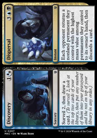 (207) Magic The Gathering Commander: Murders at Karlov Manor Single: Discovery // Dispersal  Uncommon