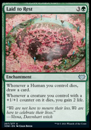 (207) Magic The Gathering Innistrad: Crimson Vow Single: Laid to Rest  Uncommon