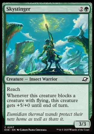 (207) Magic The Gathering Edge of Eternities Single: Skystinger Holo Common