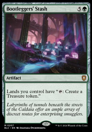 (207) Magic The Gathering Commander: Bloomburrow Single: Bootleggers' Stash  Mythic