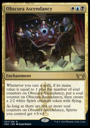 (207) Magic The Gathering Streets of New Capenna Single: Obscura Ascendancy  Rare