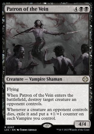 (207) Magic The Gathering Commander: The Lost Caverns of Ixalan Single: Patron of the Vein  Rare