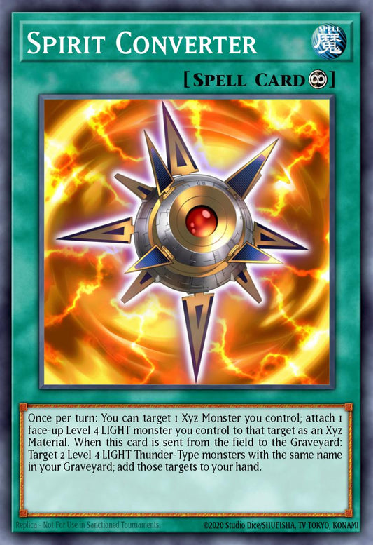 (099) YuGiOh TCG BLTR: Battles of Legend: Terminal Revenge Single: Spirit Converter  Ultra Rare