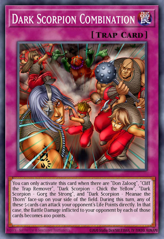 (EN098) YuGiOh TCG DCR: Dark Crisis Single: Dark Scorpion Combination (V.2 - Rare)  Rare