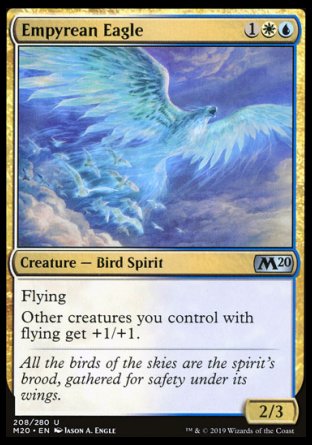 (208/280) Magic The Gathering Core 2020 Single: Empyrean Eagle  Uncommon