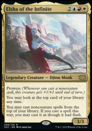 (208) Magic The Gathering Double Masters 2022 Single: Elsha of the Infinite  Rare