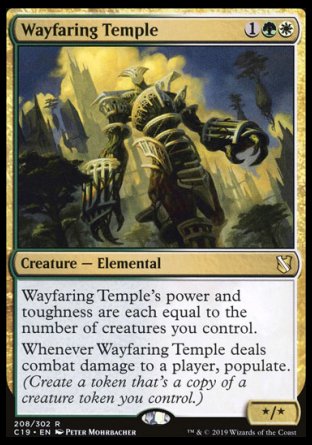 (208) Magic The Gathering Commander 2019 Single: Wayfaring Temple  Rare