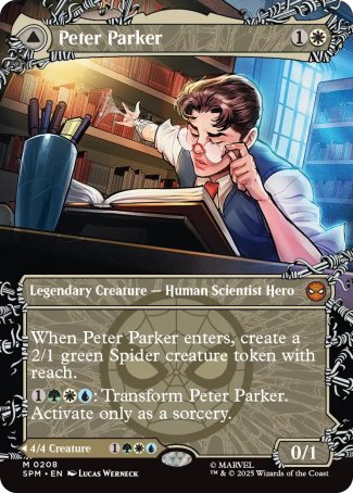 (208) Magic The Gathering Magic: The Gathering | Marvel's Spider-Man: Extras Single: Peter Parker // Amazing Spider-Man (V.1)  Mythic