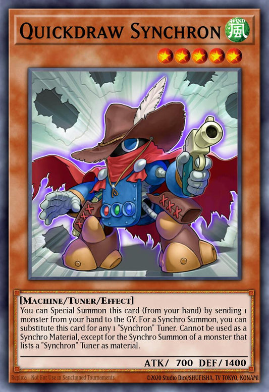 (228) YuGiOh TCG RA03: Quarter Century Bonanza Single: Quickdraw Synchron (V.1 - Platinum Secret Rare)  Platinum Secret Rare