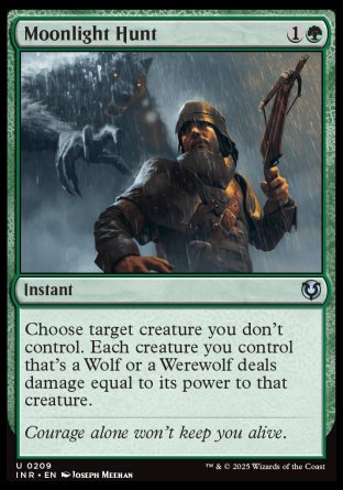 (209) Magic The Gathering Innistrad Remastered Single: Moonlight Hunt  Uncommon