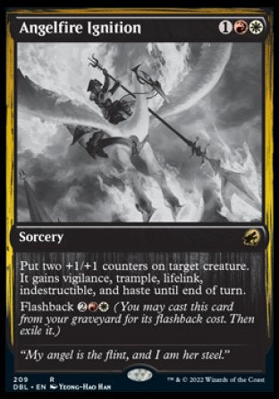 (209) Magic The Gathering Innistrad: Double Feature Single: Angelfire Ignition  Rare