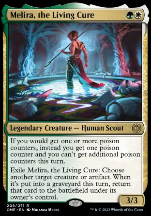 (209) Magic The Gathering Phyrexia: All Will Be One Single: Melira, the Living Cure  Rare
