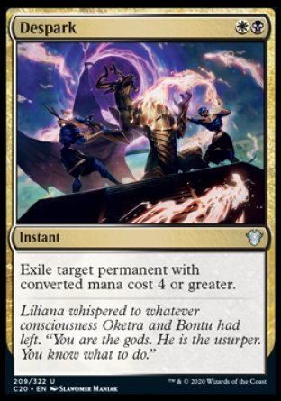 (209/322) Magic The Gathering Commander: Ikoria Single: Despark  Uncommon