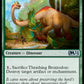 (209) Magic The Gathering Core 2021 Single: Thrashing Brontodon  Uncommon