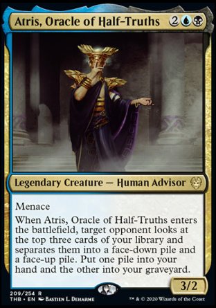 (209/254) Magic The Gathering Theros Beyond Death Single: Atris, Oracle of Half-Truths  Rare