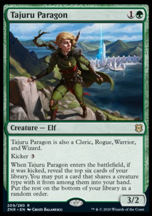 (209) Magic The Gathering Zendikar Rising: Promos Single: Tajuru Paragon (V.2)  Rare