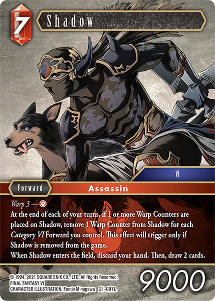 (007) Final Fantasy TCG Beyond Destiny Single: Shadow (21-007) (V.1)  Legend