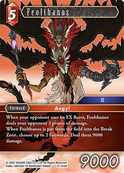 (013) Final Fantasy TCG Beyond Destiny Single: Feolthanos (21-013)  Hero