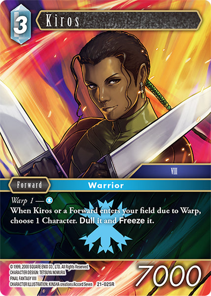 (025) Final Fantasy TCG Beyond Destiny Single: Kiros (21-025) (V.1) Holo Rare