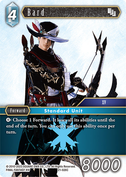 (026) Final Fantasy TCG Beyond Destiny Single: Bard (21-026) Holo Common
