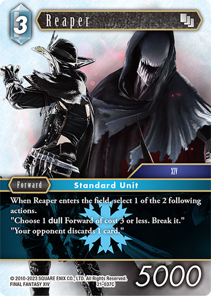 (037) Final Fantasy TCG Beyond Destiny Single: Reaper (21-037) Holo Common