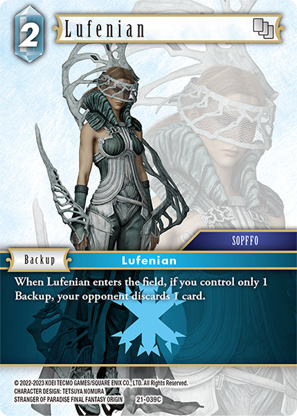 (039) Final Fantasy TCG Beyond Destiny Single: Lufenian (21-039) Holo Common