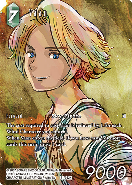 (042) Final Fantasy TCG Beyond Destiny Single: Vaan (21-042) (V.2) Holo Hero