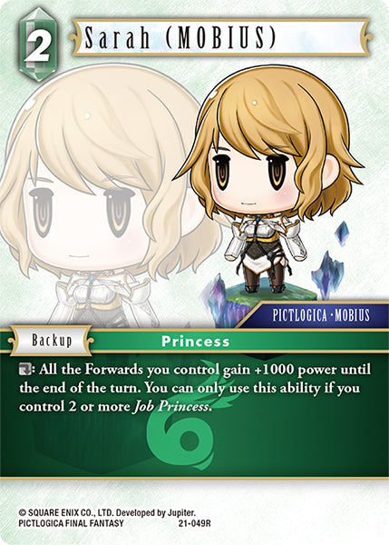 (049) Final Fantasy TCG Beyond Destiny Single: Sarah (MOBIUS) (21-049) Holo Rare