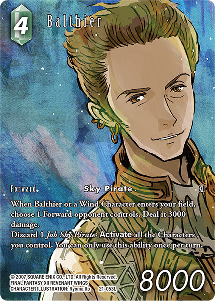 (053) Final Fantasy TCG Beyond Destiny Single: Balthier (21-053) (V.2) Holo Legend
