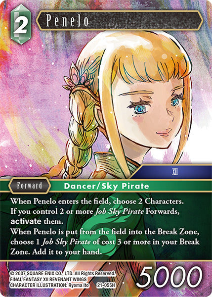 (055) Final Fantasy TCG Beyond Destiny Single: Penelo (21-055) (V.1)  Hero