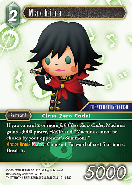 (058) Final Fantasy TCG Beyond Destiny Single: Machina (21-058) Holo Common