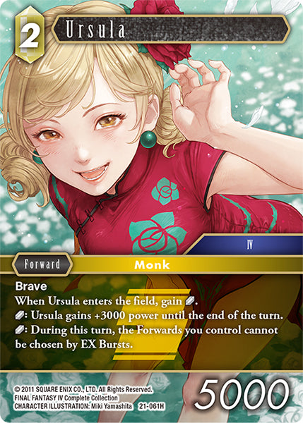 (061) Final Fantasy TCG Beyond Destiny Single: Ursula (21-061) (V.1) Holo Hero