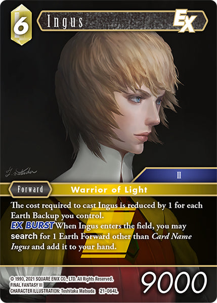 (064) Final Fantasy TCG Beyond Destiny Single: Ingus (21-064) (V.1) Holo Legend